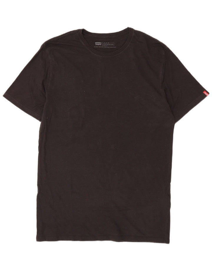 T-shirt da uomo slim fit LEVI'S Top XL in cotone nero