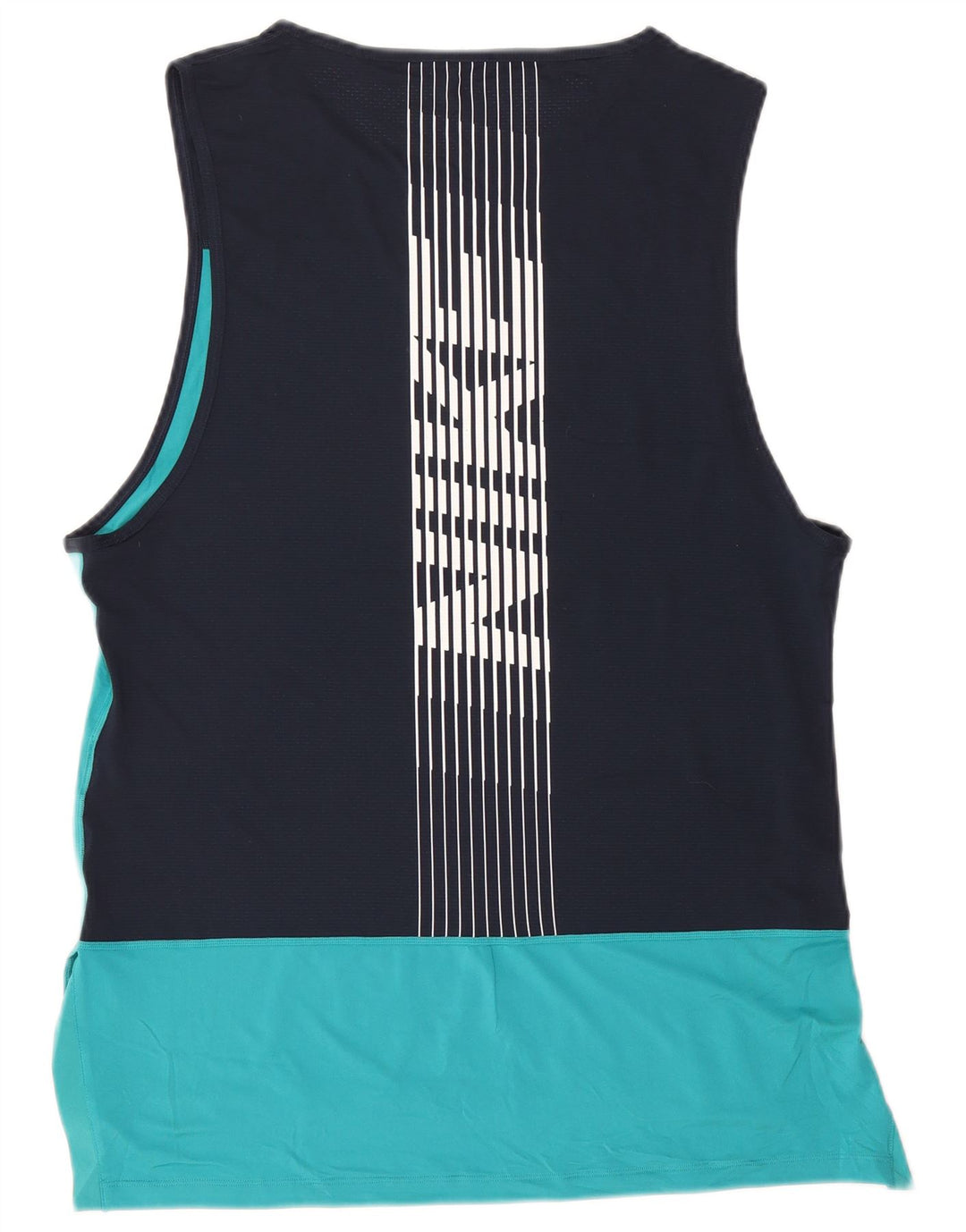 Canotta grafica Nike Dri Fit da uomo, grande, color block blu navy