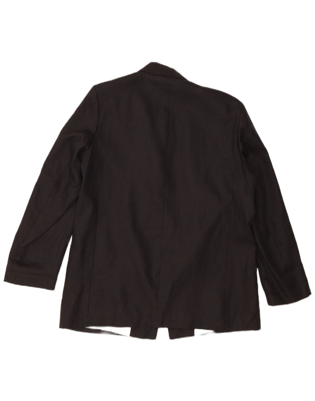 Giacca blazer aperta da donna Zara UK 18 XL lino nero