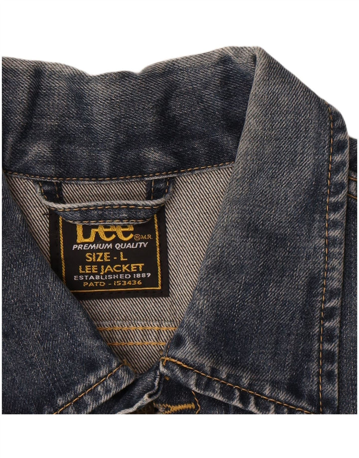 Giacca di jeans da uomo Lee UK 40 grande cotone blu