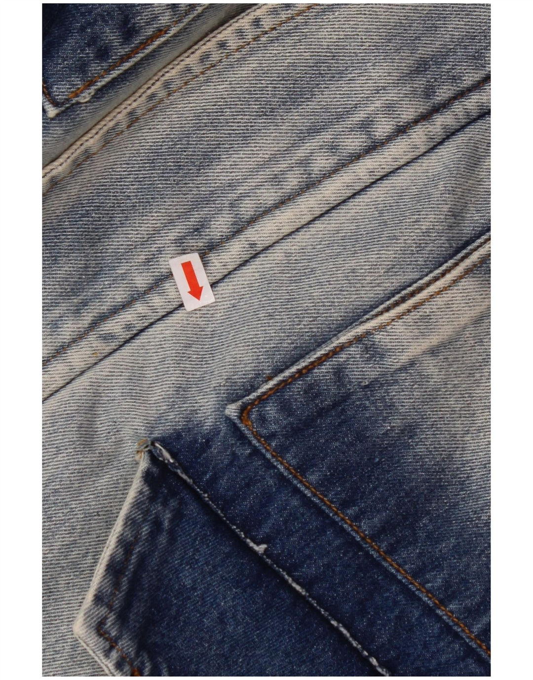 NUOVA COLLEZIONE Giacca di jeans oversize da donna con maniche a 3/4 UK 10 Small Blu