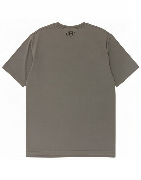 T-shirt da uomo Under Armour Top in cotone grigio medio