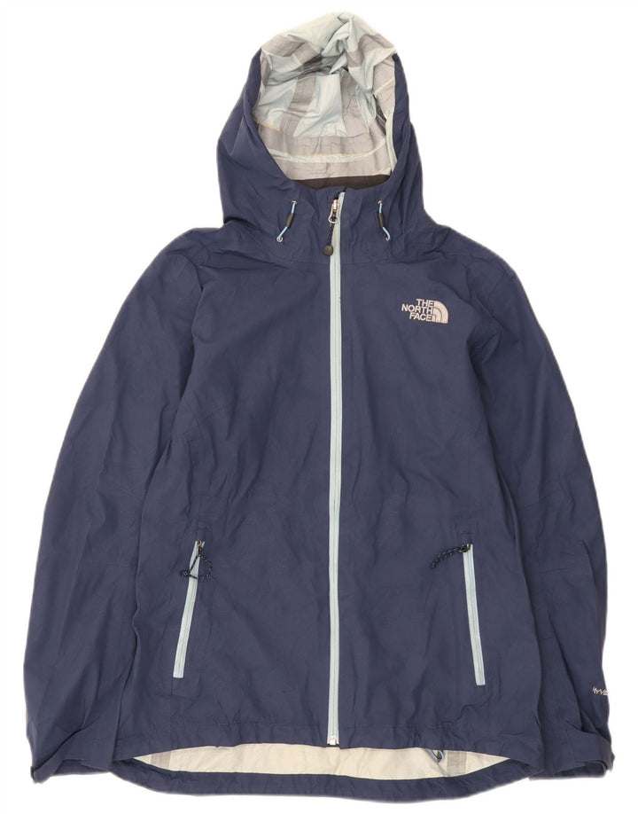 Giacca antipioggia con cappuccio The North Face da donna Hyvent UK 14 medio blu navy