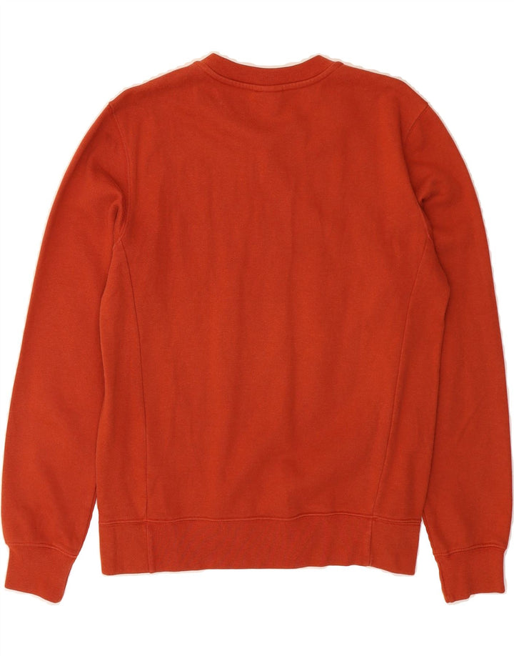 CHAMPION Mens Graphic Sweatshirt Jumper Small Orange Cotton Vintage Champion and Second-Hand Champion from Messina Hembry 