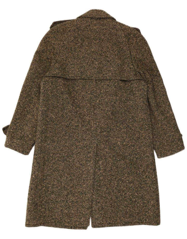 Soprabito militare vintage da uomo UK 38 in lana vergine marrone medio