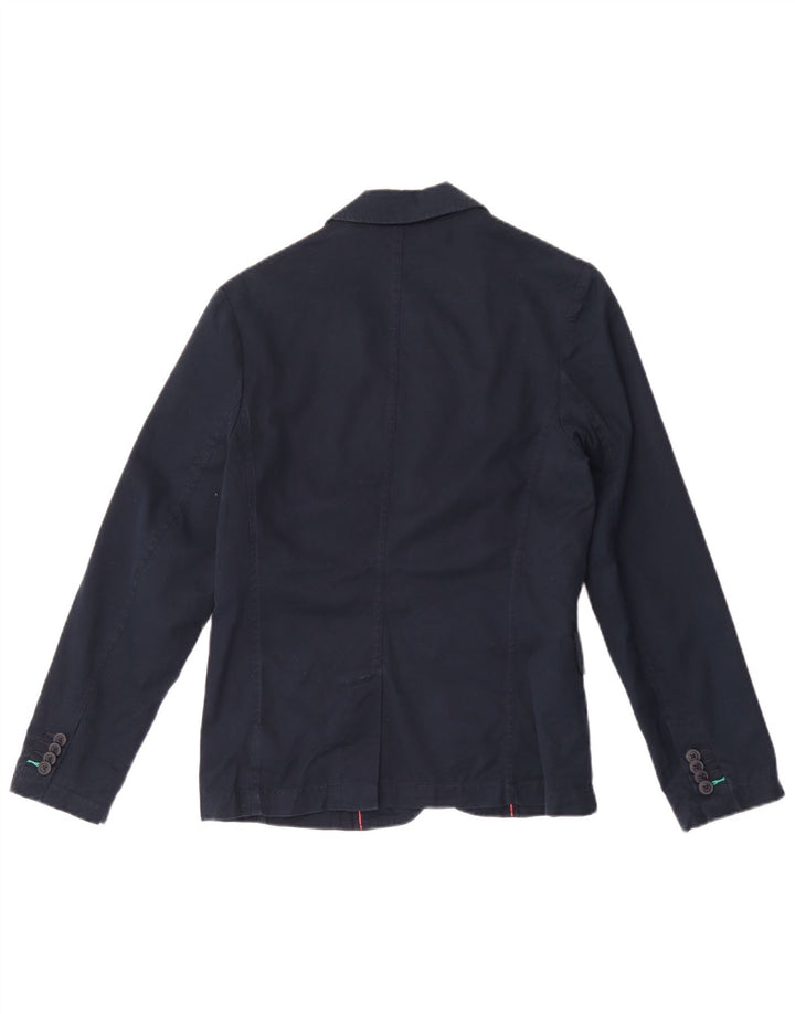 Giacca blazer a 2 bottoni da ragazzo Tommy Hilfiger 14-15 anni in cotone blu navy