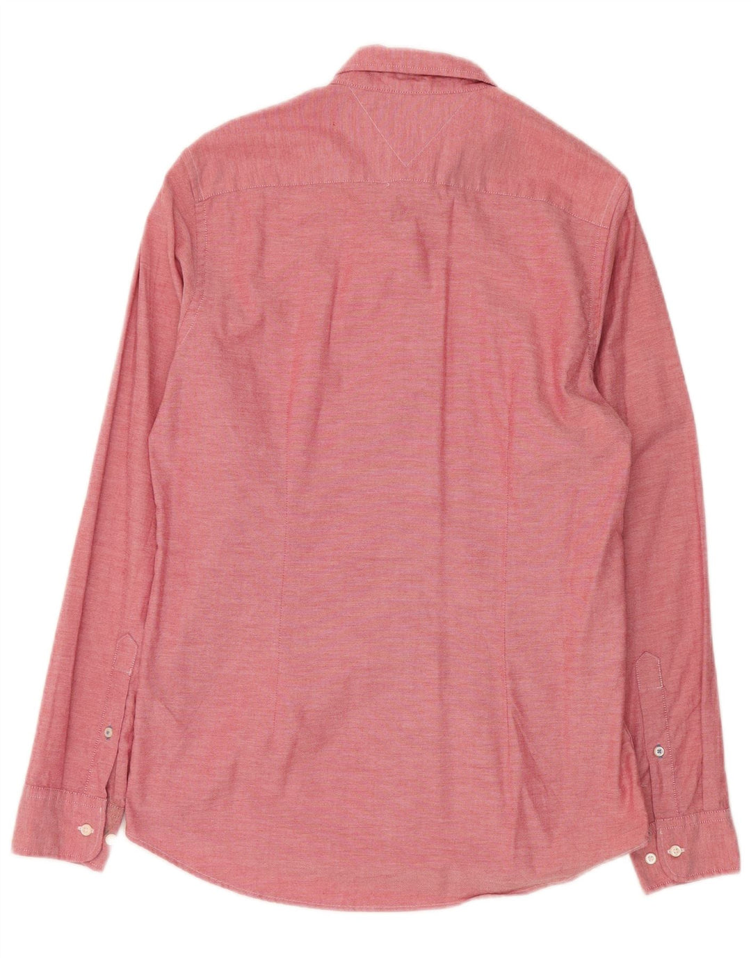 Camicia da uomo Flex Slim Fit Tommy Hilfiger in cotone rosa medio