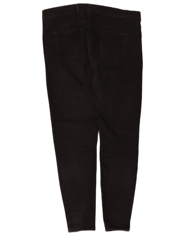 Jeans Jeggings da donna Marks & Spencer UK 18 XL W34 L27 Cotone nero