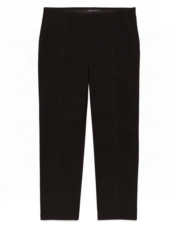 Pantaloni corti dritti da donna Marks & Spencer W33 L26 neri