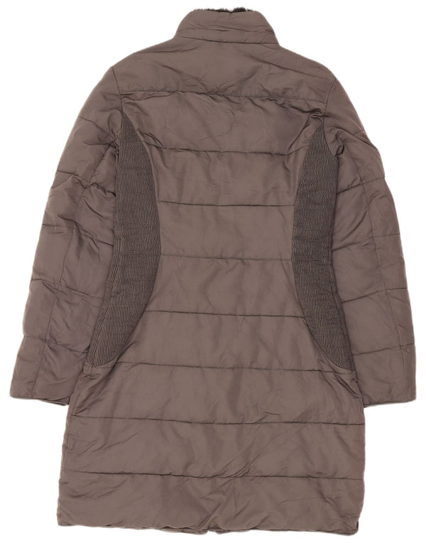 Cappotto imbottito da donna Hobbs UK 10 piccolo poliestere grigio