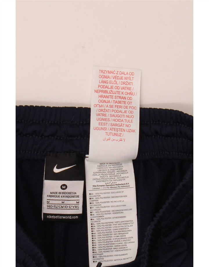 Pantaloni della tuta da ragazzo Nike 10-11 anni poliestere blu navy medio