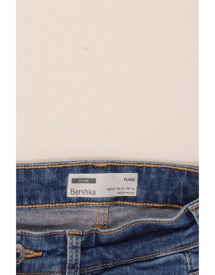 Jeans svasati da donna Bershka EU 34 XS W24 L32 Blu