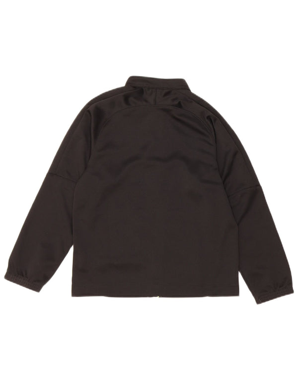 PUMA Boys Tracksuit Top Jacket 7-8 Years Black Polyester