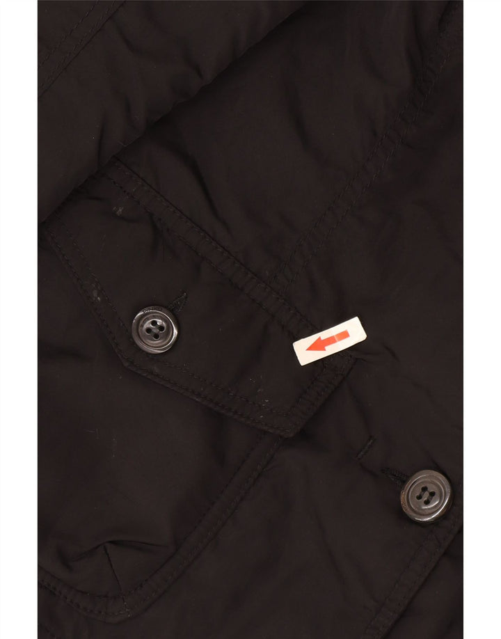 Giacca blazer a 2 bottoni da donna Pinko UK 8 Small nera in poliammide