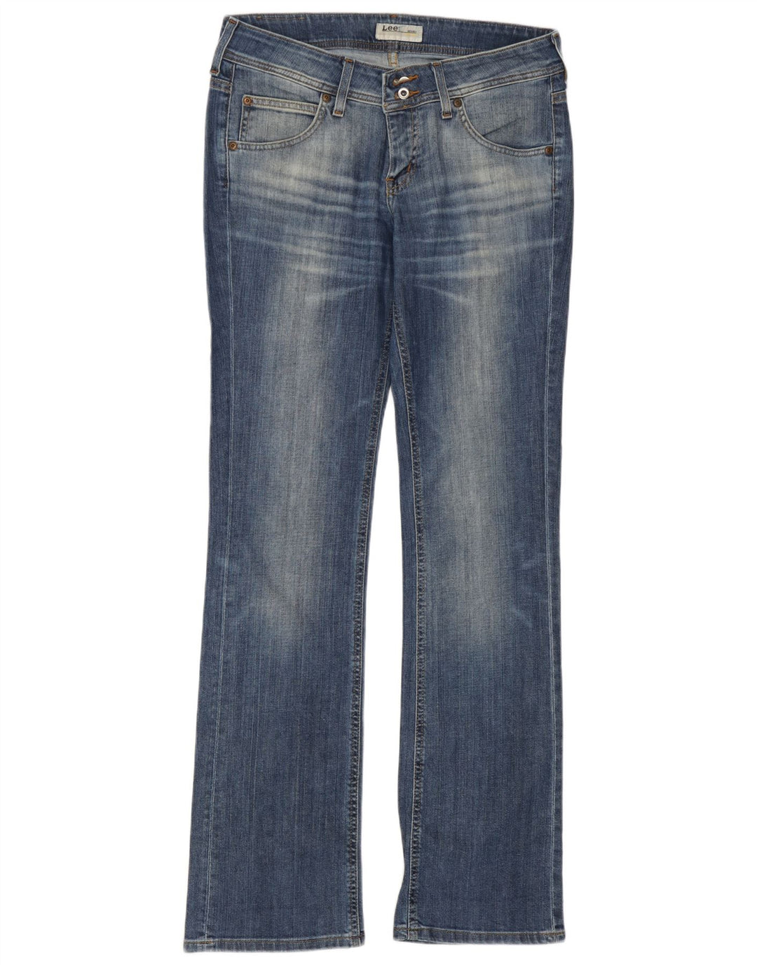 Jeans bootcut Lee Cade a vita bassa da donna W31 L33 cotone blu