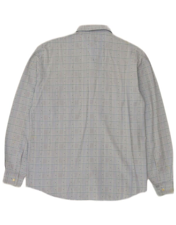Camicia a quadri da uomo Wampum Small Blue Fair Isle