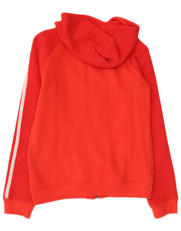 Maglione con cappuccio e zip ADIDAS per ragazzi 11-12 anni in cotone rosso