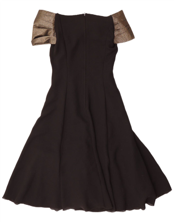 Abito da donna con spalle scoperte Yessica EU 36 Piccolo poliestere color block nero
