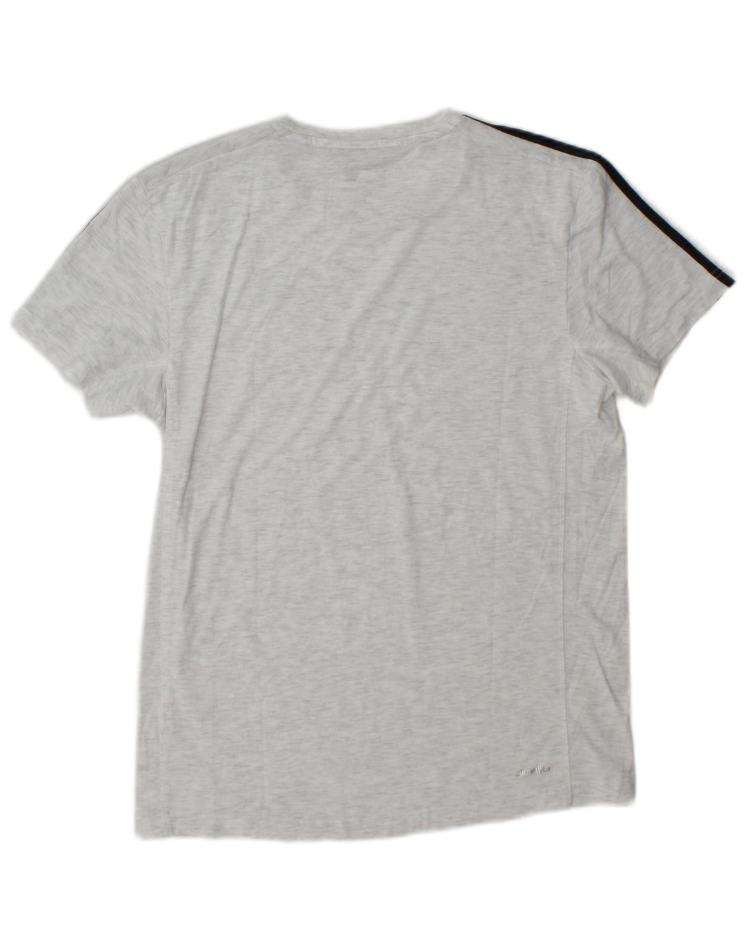 T-shirt Adidas Climalite da uomo grigio medio chiazzato