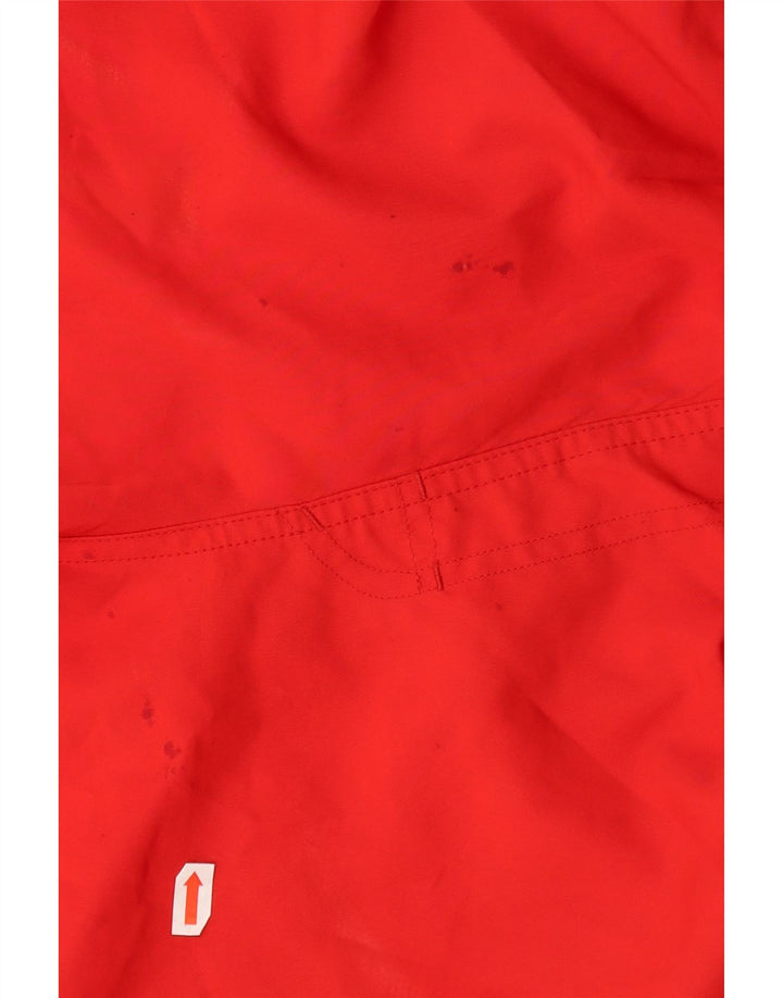 Pantaloncini da bagno Adidas da uomo in poliestere rosso medio
