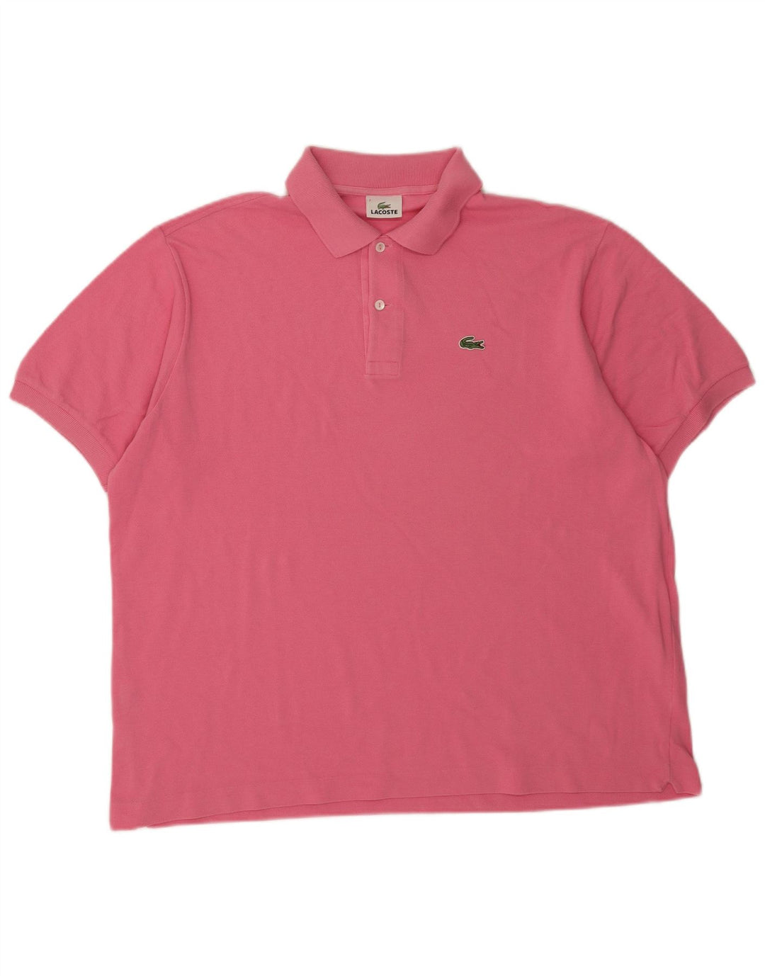 Polo da uomo Lacoste taglia 7 2XL cotone rosa