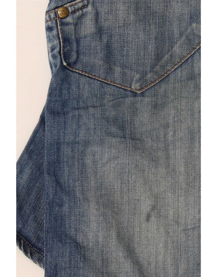 Lee Pantaloncini di jeans da uomo piccoli W29 Blu Cotone