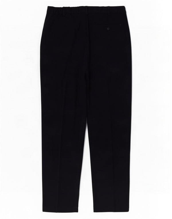 Marks & Spencer Womens Cropped Trousers UK 14 Large W32 L27 Navy Blue
