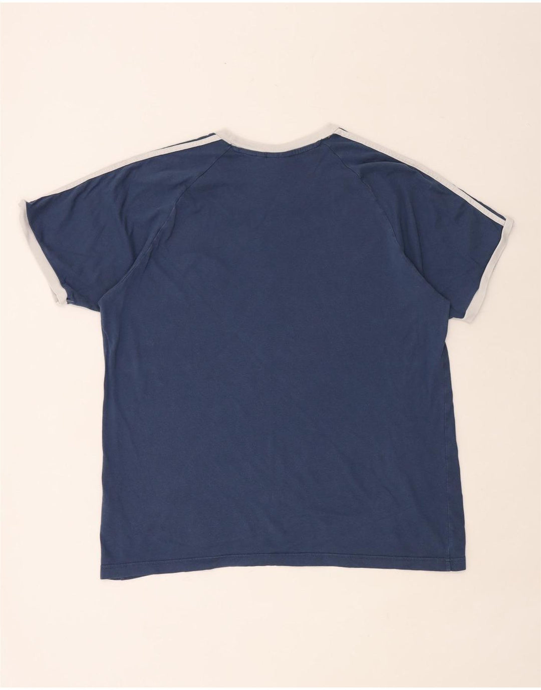 Maglietta ADIDAS da uomo Top XL in cotone blu