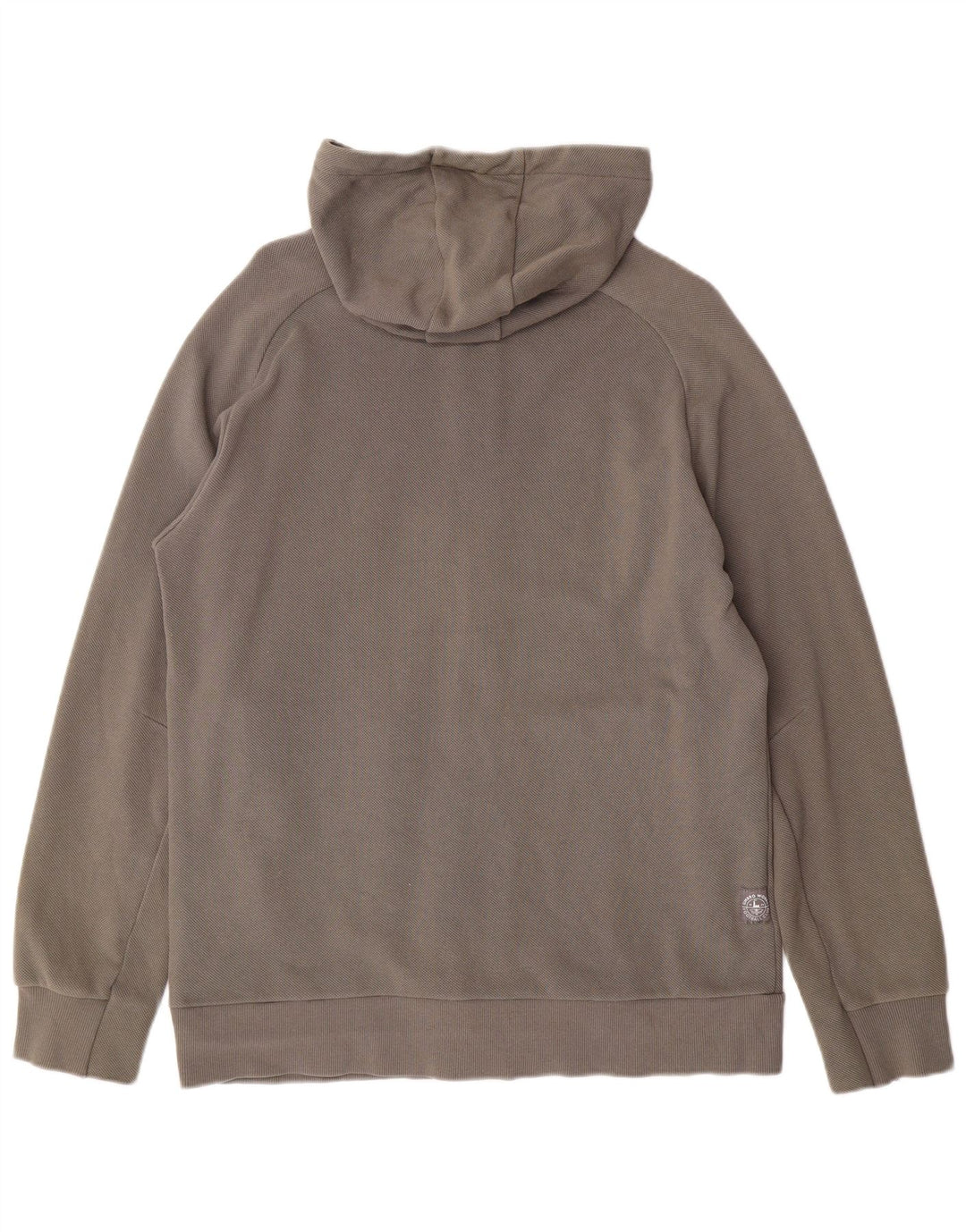 UMBRO Mens Zip Hoodie Sweater Large Grey Cotton