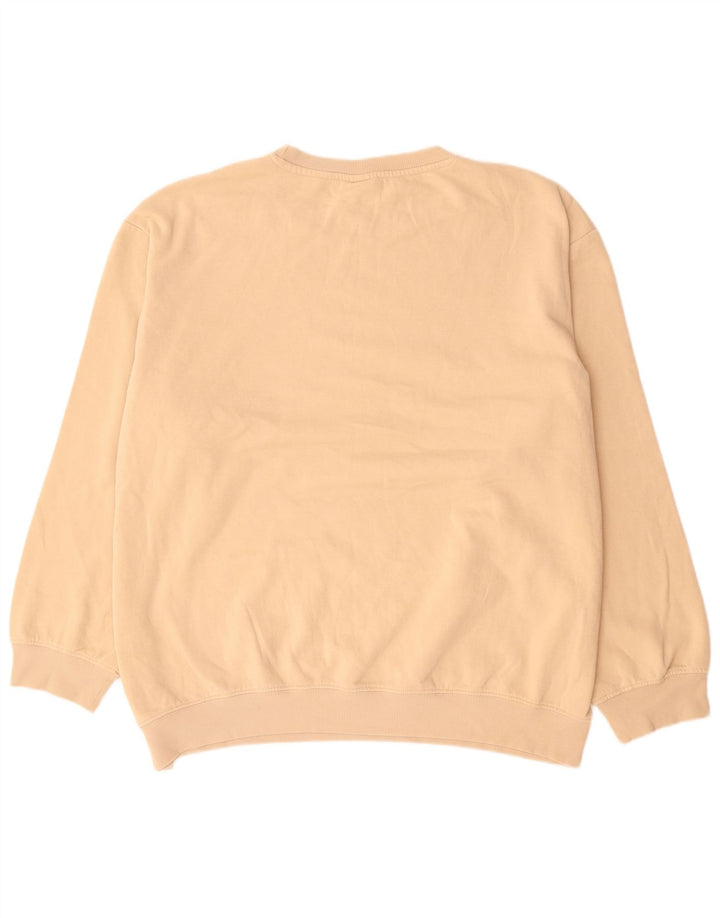 Felpa da uomo H&M dalla vestibilità rilassata, XL, cotone beige