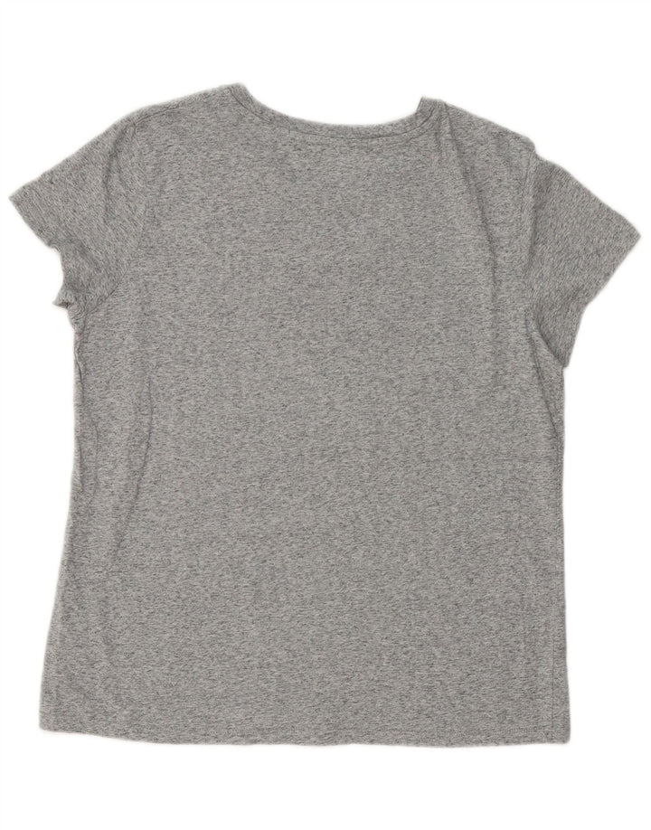 T-shirt grafica da donna Levi's Top UK 16 Large Grey Flecked
