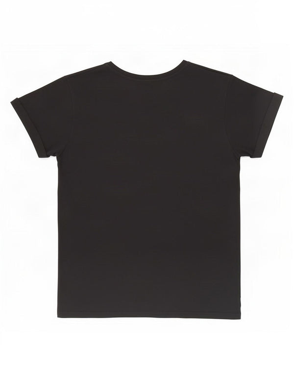 T-shirt grafica da donna Lotto Life's Top UK 10 piccola floreale nera