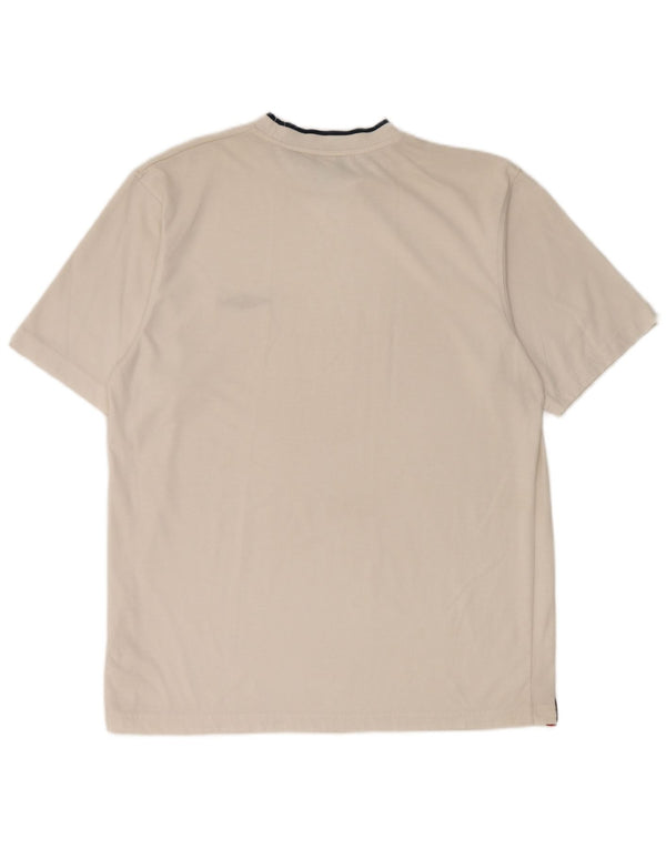 T-shirt da uomo Umbro Top Large in poliestere bianco