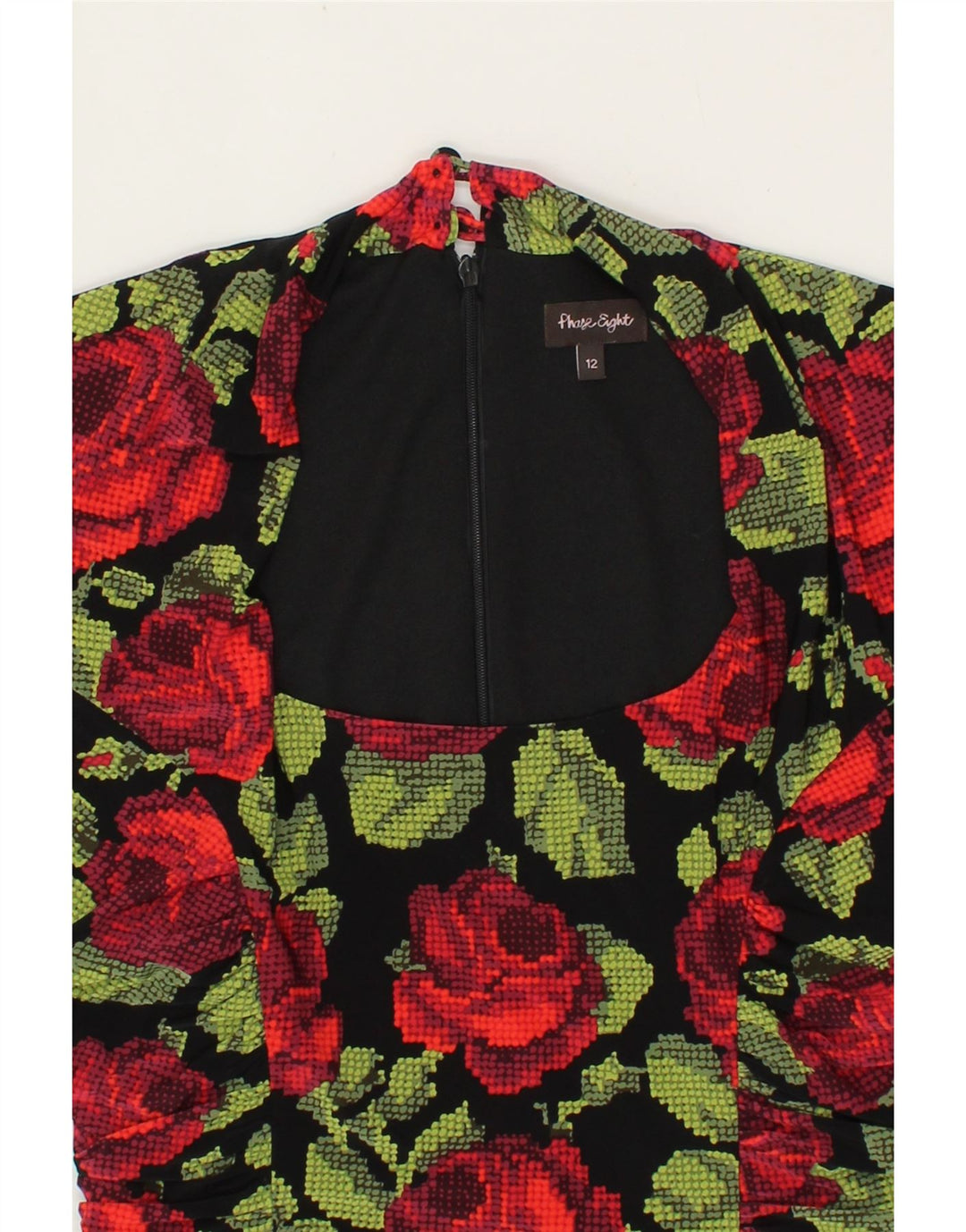 PHASE EIGHT Womens Bodycon Dress UK 12 Medium Multicoloured Floral Vintage Phase Eight and Second-Hand Phase Eight from Messina Hembry 