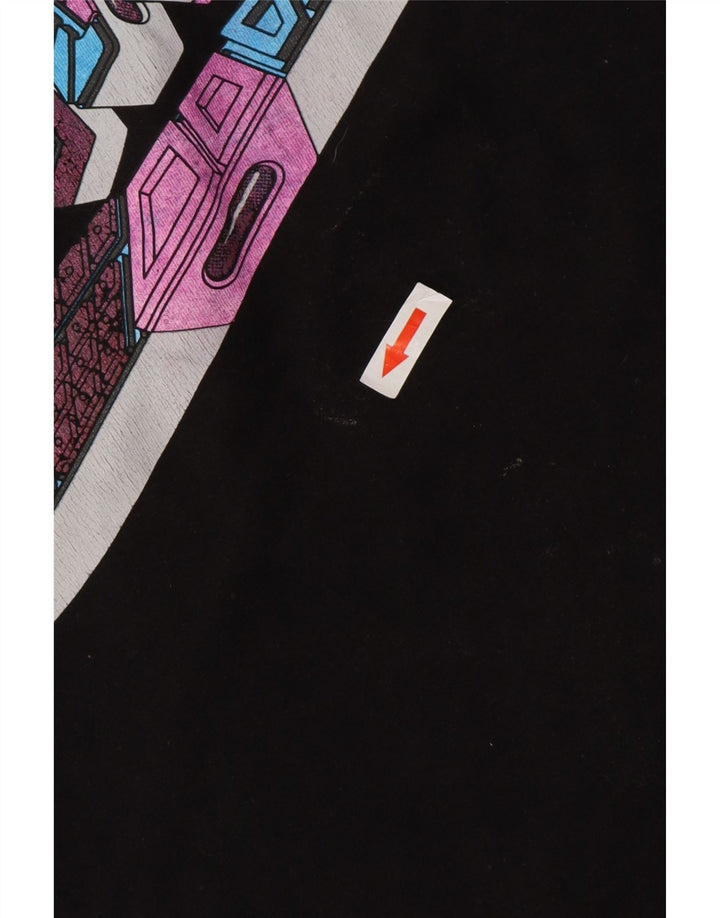 T-shirt grafica da uomo con vestibilità regolare NIKE, piccola, nera