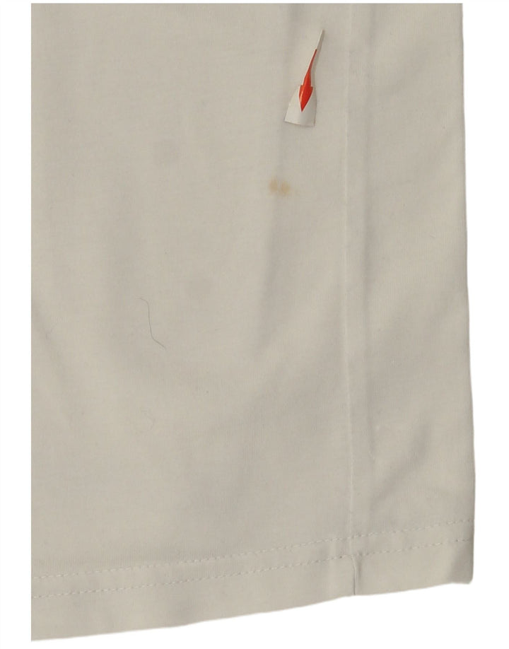 T-shirt Puma da uomo Top media bianca screziata