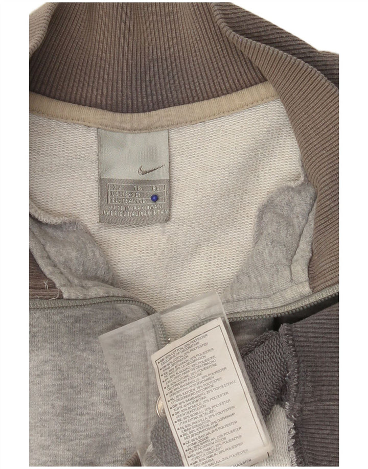 Giacca da tuta con grafica NIKE da ragazzo 13-14 anni XL grigio color block