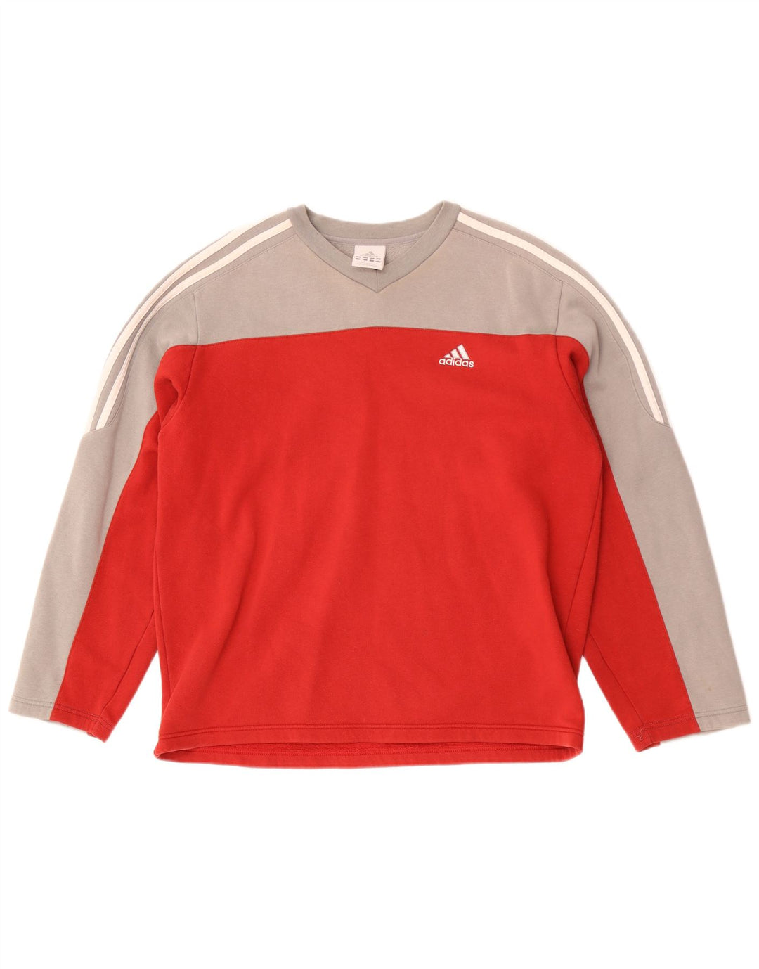Felpa da uomo Adidas Jumper UKI 38/40 Medium Red Colourblock in cotone