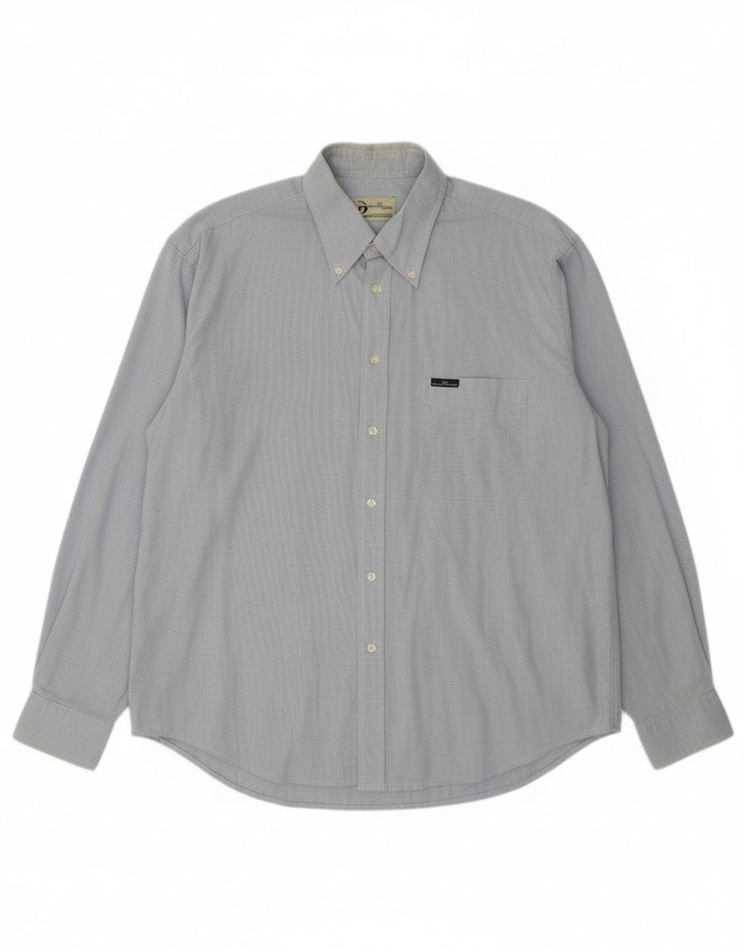SERGIO TACCHINI Mens Shirt 2XL Blue Gingham Cotton