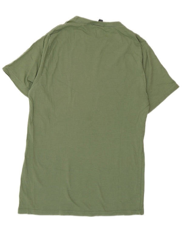 Ellesse Mens Graphic T-Shirt Top Small Green Cotton