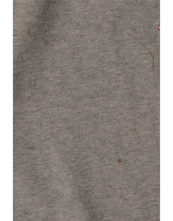 Pantaloni da tuta da uomo Lotto in cotone mélange grigio medio