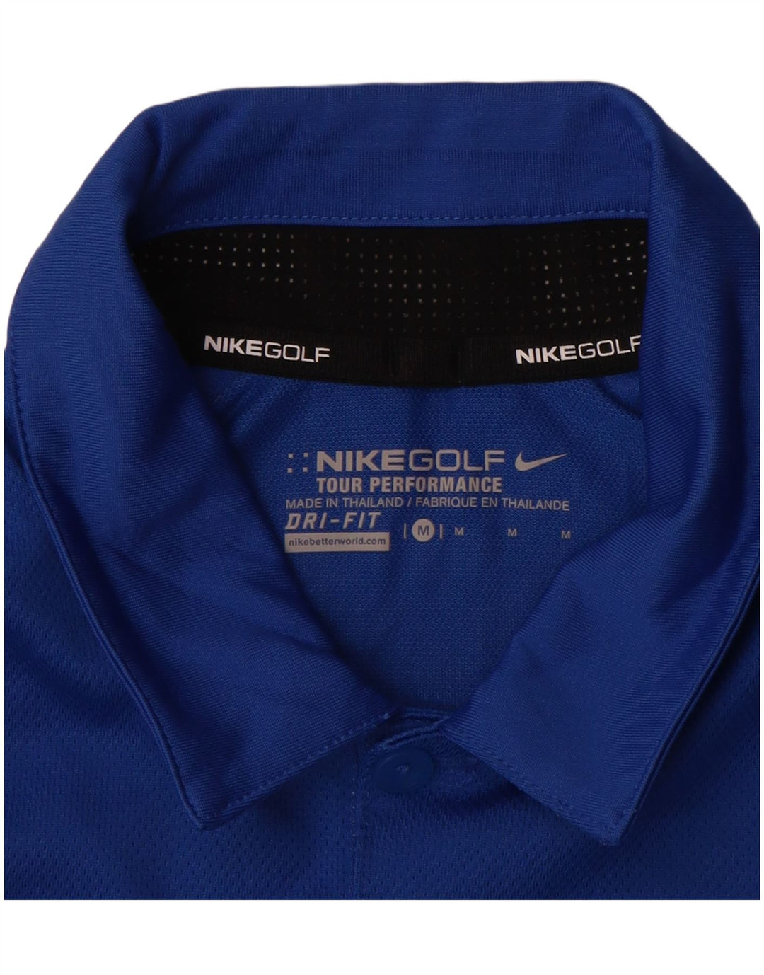 Polo Nike da uomo Dri Fit in poliestere blu medio