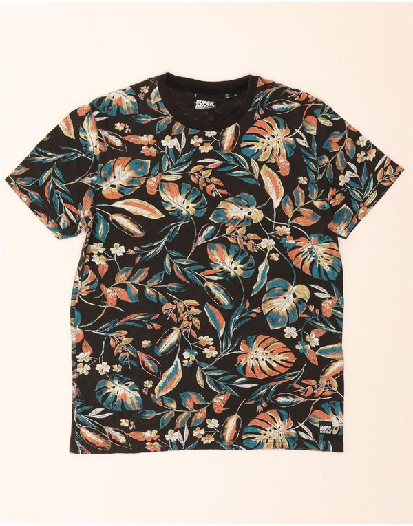 T-shirt grafica da uomo Superdry Top grande floreale multicolore