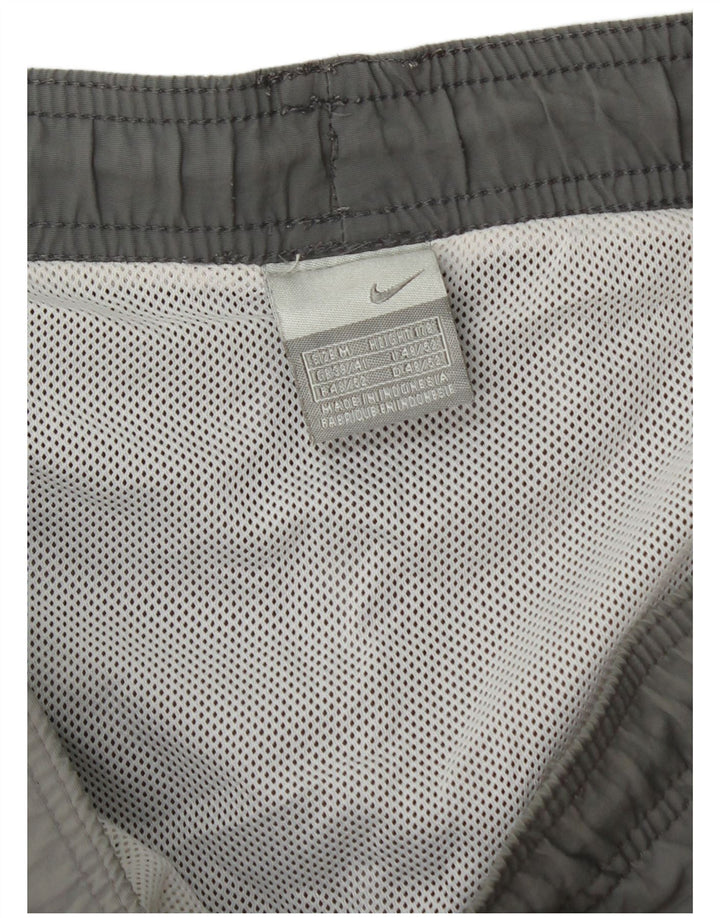 Pantaloncini sportivi da uomo Nike UK 39/41 Nylon color block grigio medio