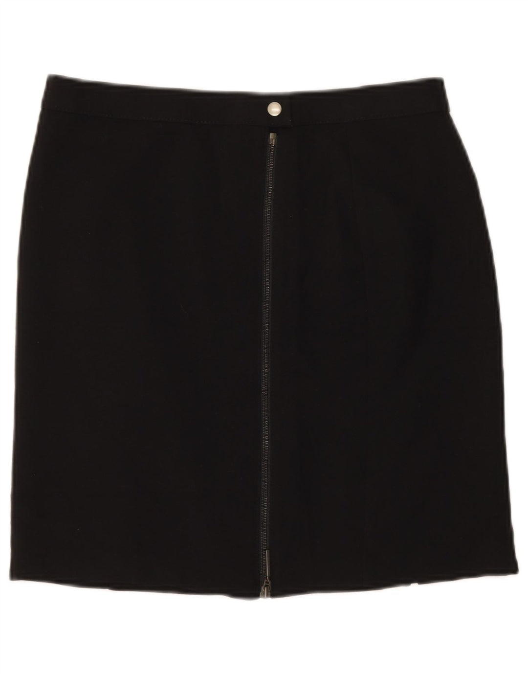 MARKS & SPENCER Womens Straight Skirt UK 12 Medium W30  Black Polyester