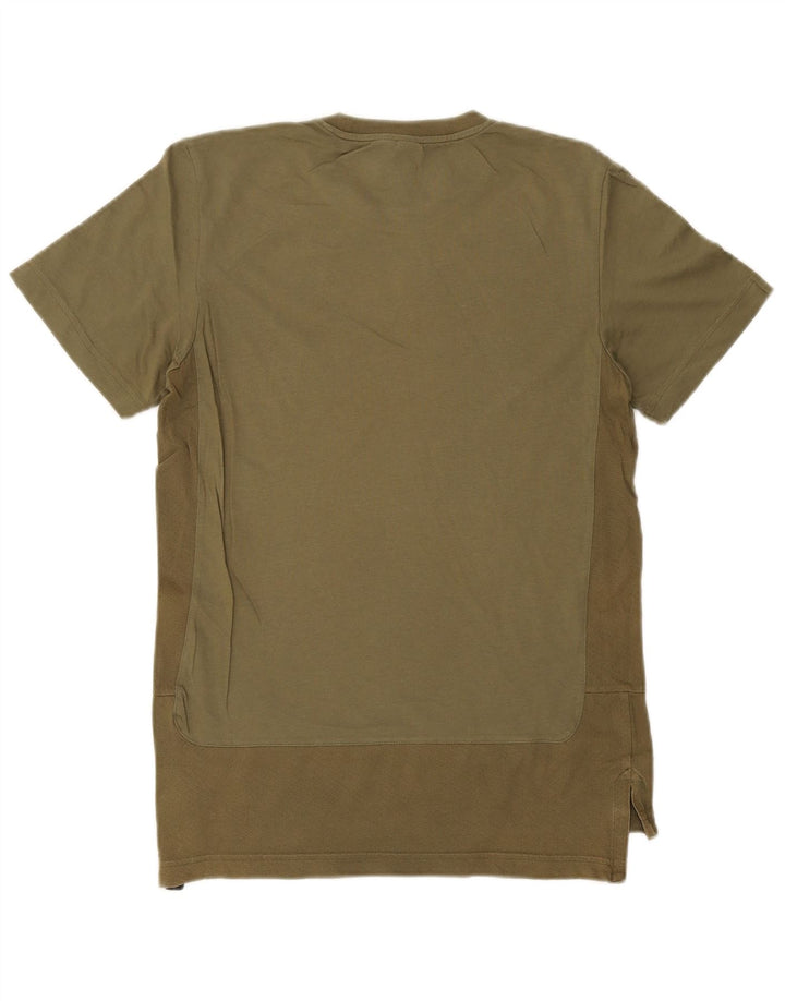 ADIDAS Mens Graphic T-Shirt Top Small Khaki