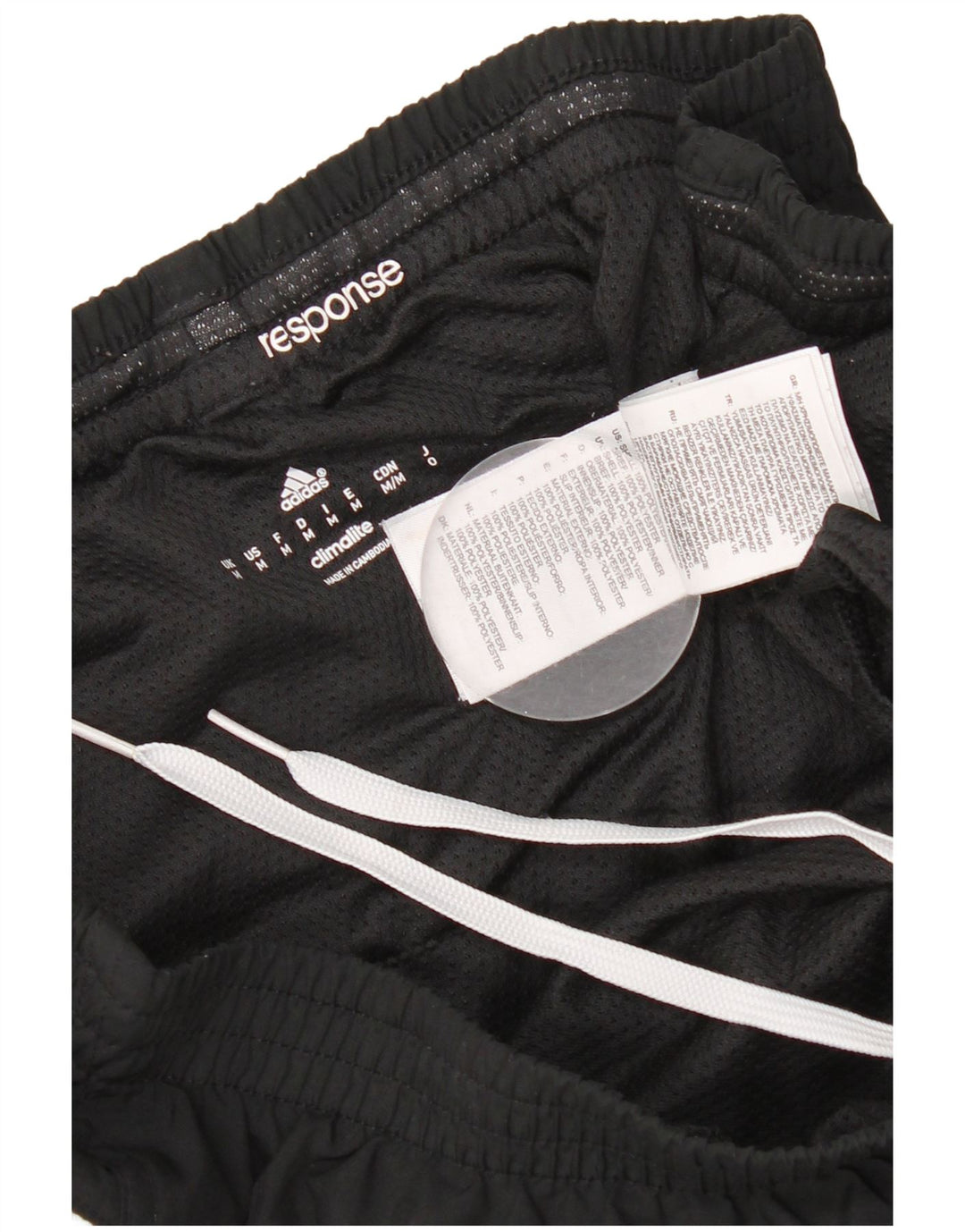 Pantaloncini sportivi ADIDAS Climalite da donna medio nero in poliestere