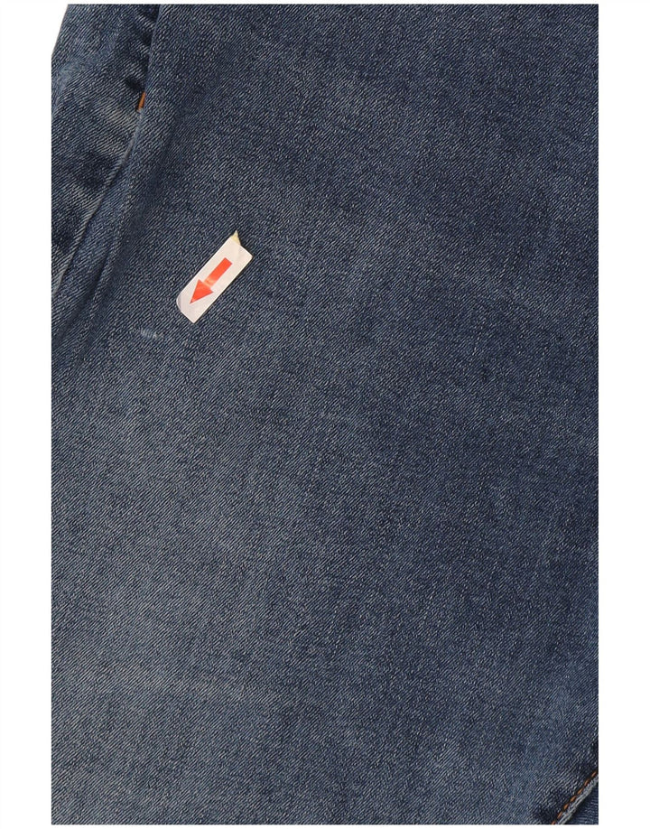 Jeans dritti regolari da uomo Marks & Spencer W36 L33 cotone blu