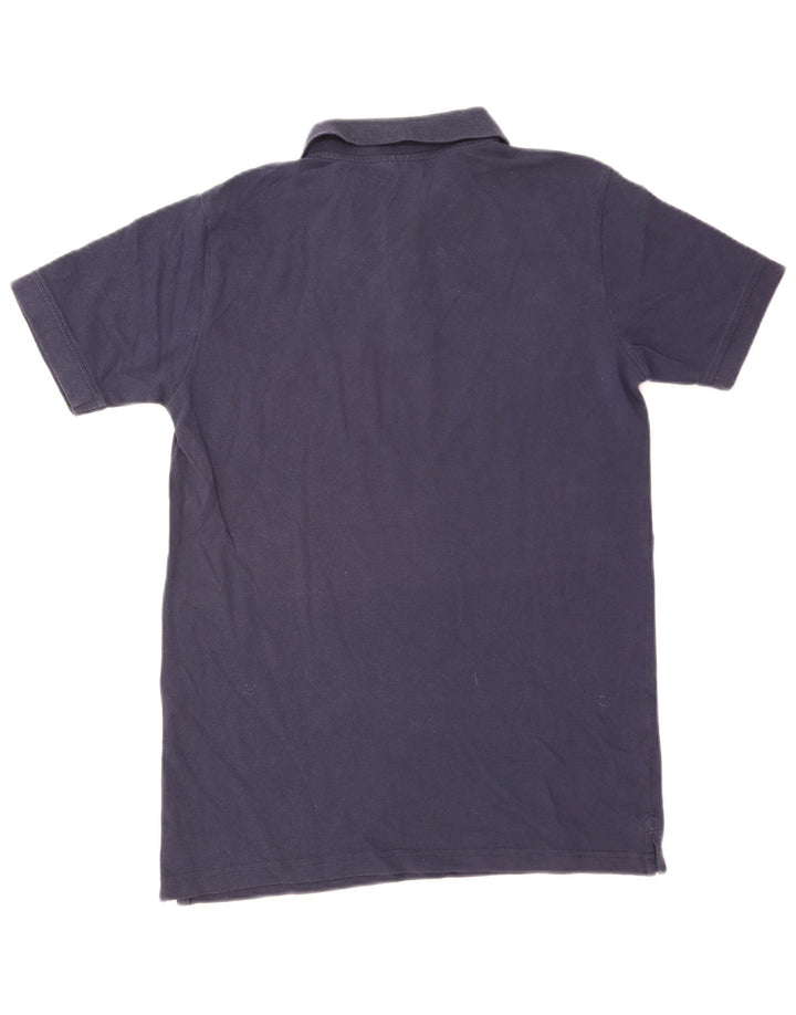 Polo Kappa Uomo Media Cotone Blu Navy
