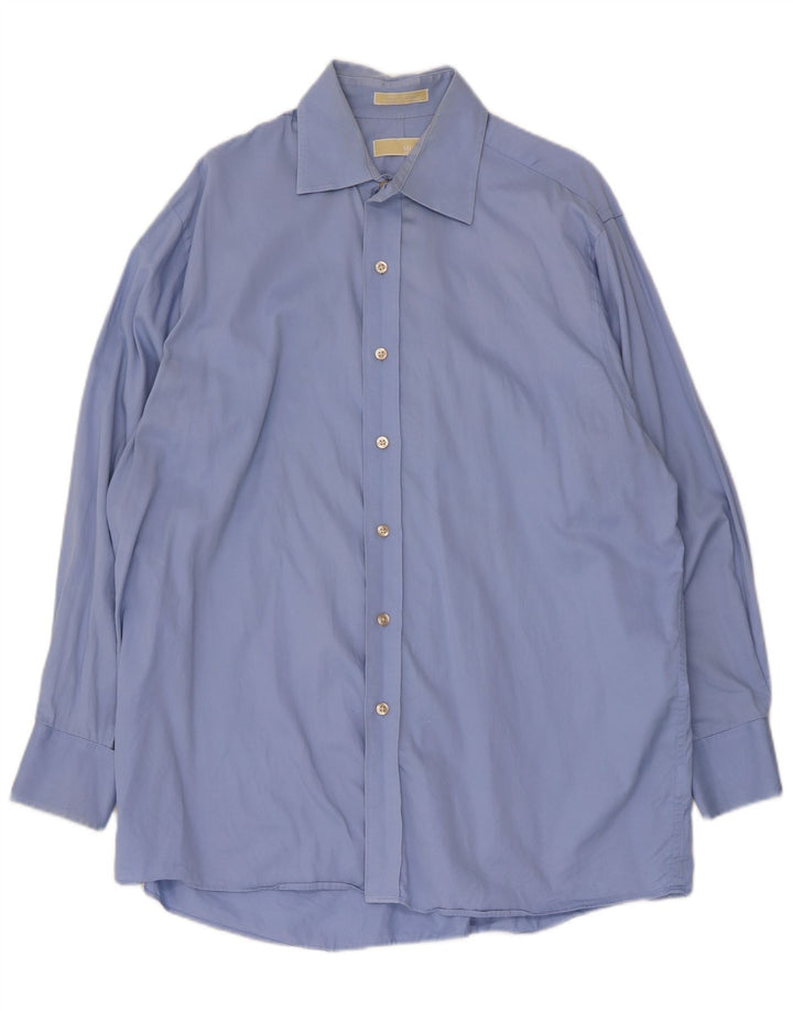 Camicia da uomo Michael Kors taglia 16 1/2 grande cotone blu